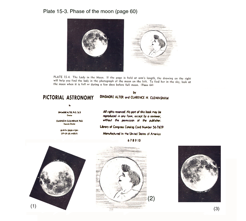 Image of the Moon from Pictorial Astronomy by Dinsmore Alter and Clarence H. Clemenshaw